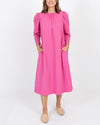 byTiMo Clothing Small Pink Puff Sleeve Midi Dress
