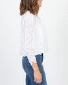 byTiMo Clothing Small White Eyelet Button Down