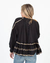 byTiMo Clothing XS Long Sleeve Embroidered Top