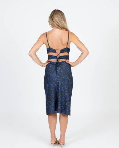 Cali by Cali Dreaming Clothing XS Printed Midi Dress
