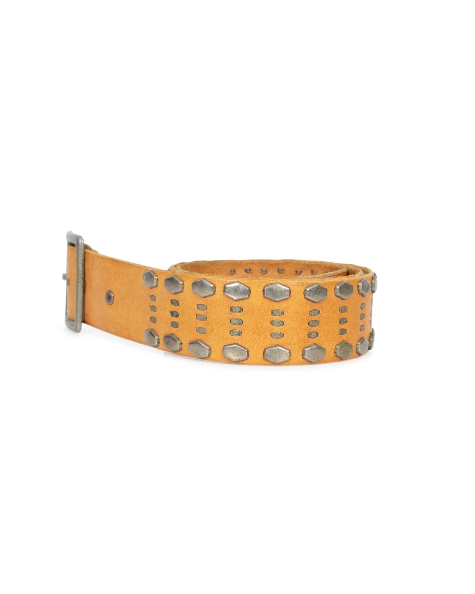 Calleen Cordero Accessories One Size Studded Leather Belt