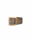 Calleen Cordero Accessories Small Metallic 1.5" Leather Belt