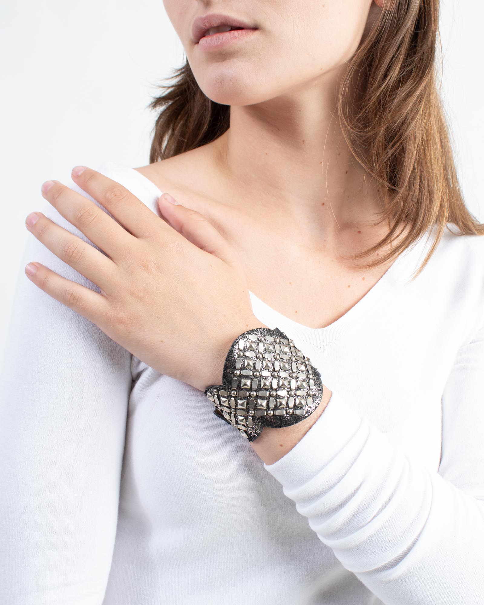 Calleen Cordero Jewelry One Size Studded Bracelet