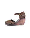 Calleen Cordero Shoes Small | US 7.5 Studded Brown Leather Wedges