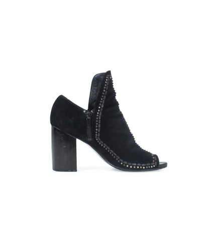 Calleen Cordero Shoes XS | US 5.5 Studded Open Toe Heeled Suede Bootie