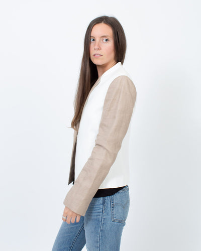 Calvin Klein Clothing Small | US 4 Lightweight Linen Blazer