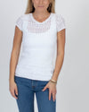 Calvin Rucker Clothing Small Stretch Eyelet Top