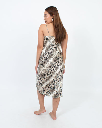 CAMI Clothing XS Printed Silk Dress