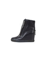 Casadei Shoes Medium | US 8.5 Black High Top Wedge Sneakers