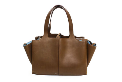 Celine Bags One Size Medium Tri-Fold Calfskin Leather Purse