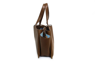 Celine Bags One Size Medium Tri-Fold Calfskin Leather Purse