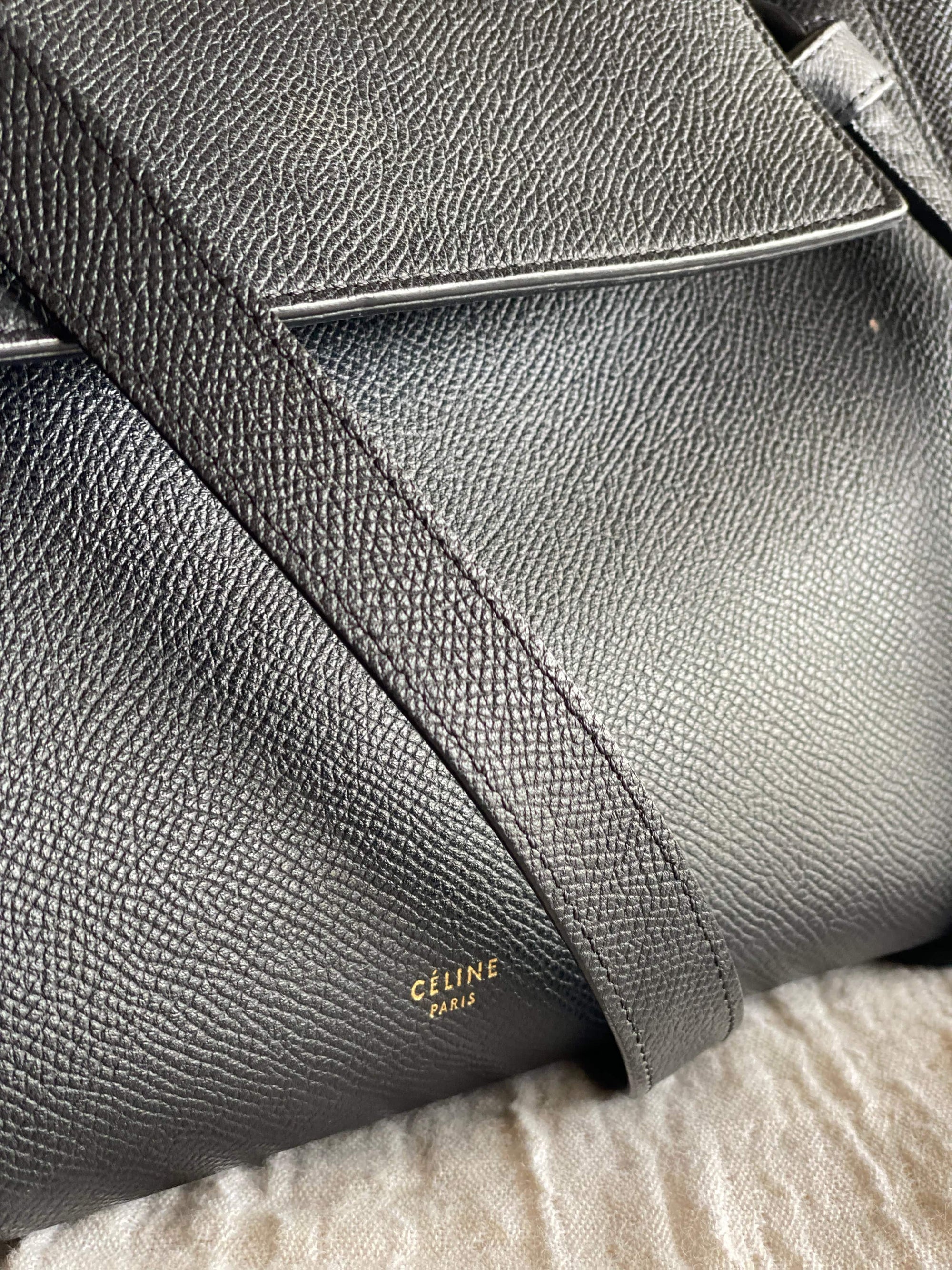 Celine Mini Belt Bag in Grained Calfskin