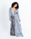 Chan Luu Clothing Small Sheer Printed Maxi Dress