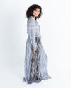 Chan Luu Clothing Small Sheer Printed Maxi Dress