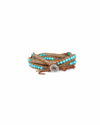 Chan Luu Jewelry One Size Turquoise Wrap Bracelet
