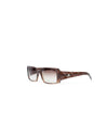 Chanel Accessories One Size Brown Rectangle Sunglasses