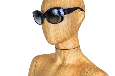 Chanel Accessories One Size CC Oversized Gradient Sunglasses