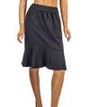 Chanel Clothing Medium | US 8 I IT 44 Pinstripe Ruffle Skirt