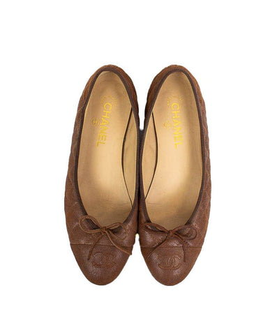 Chanel Shoes Large | US 9.5 "Ballerinas" Quilted Flats