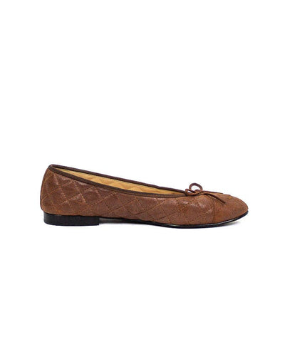 Chanel Shoes Large | US 9.5 "Ballerinas" Quilted Flats