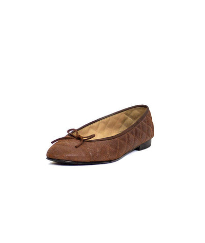 Chanel Shoes Large | US 9.5 "Ballerinas" Quilted Flats