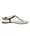 Chanel Shoes Medium | US 8.5 I IT 38.5 CC Leather T-Strap Sandals