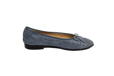 Chanel Shoes Medium | US 8 I IT 38 Coated Ballet Flats