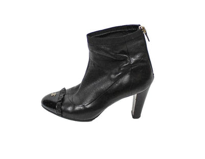 Chanel Shoes Medium | US 8 I IT 38 Mid-Heel Ankle Boot