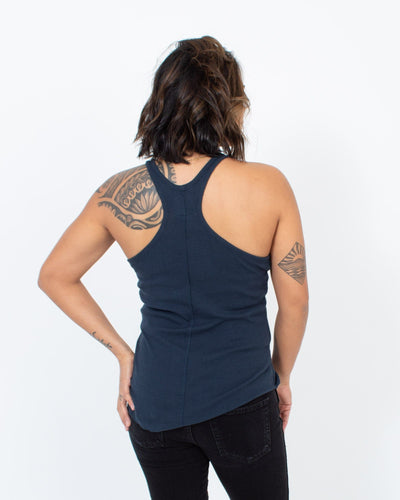 CHASER Clothing Medium Casual Navy Tank Top