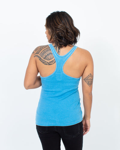 CHASER Clothing Medium Ribbed Razorback Tank