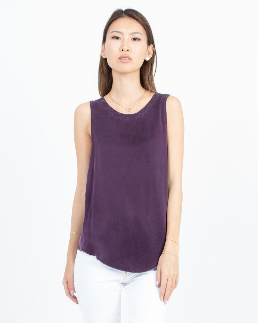 CHASER Clothing Small Purple Sleeveless Blouse