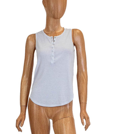 CHASER Clothing XS Ribbed Button Tank