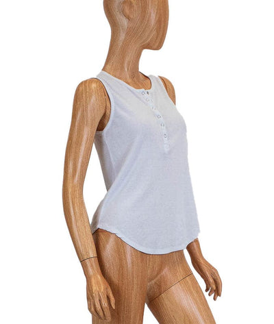 CHASER Clothing XS Ribbed Button Tank