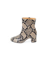 Chie Mihara Shoes Medium | US 8 I IT 38 Snake Print Ankle Boots