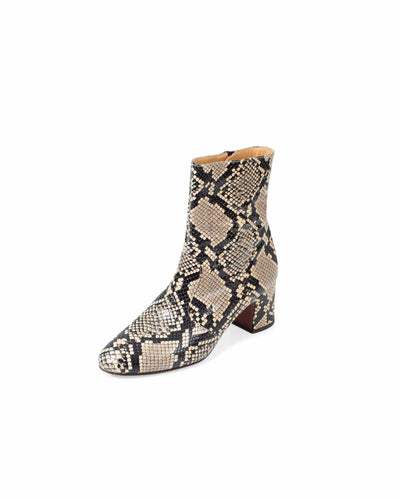 Chie Mihara Shoes Medium | US 8 I IT 38 Snake Print Ankle Boots