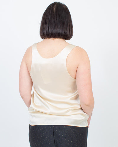 Chloé Clothing Medium | US 6 I FR 38 Champagne Silk Tank