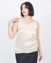Chloé Clothing Medium | US 6 I FR 38 Champagne Silk Tank