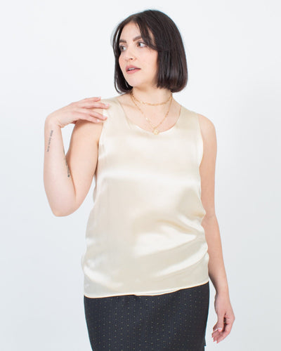 Chloé Clothing Medium | US 6 I FR 38 Champagne Silk Tank