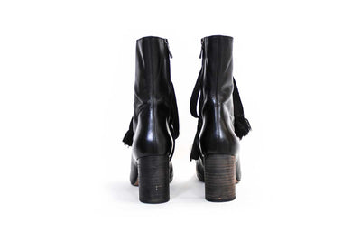 Chloé Shoes Medium | US 9 I IT 39 Leather Lace-Up Boots