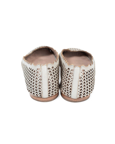 Chloé Shoes Small | US 7 "Lauren" Perforated Flats