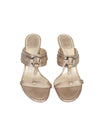 Christian Dior Shoes Large | US 11 "CD" Metallic Sandals