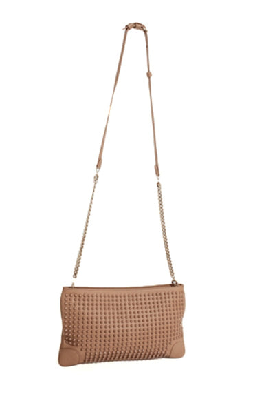 Christian Louboutin Bags One Size Christian Louboutin "Loubiposh Clutch" Spiked Leather Bag