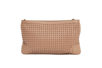 Christian Louboutin Bags One Size Christian Louboutin "Loubiposh Clutch" Spiked Leather Bag