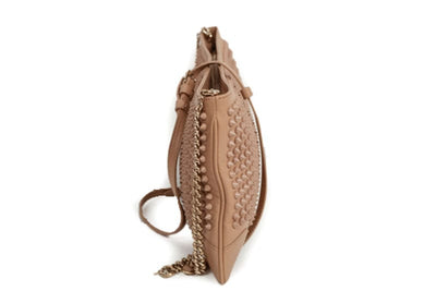 Christian Louboutin Bags One Size Christian Louboutin "Loubiposh Clutch" Spiked Leather Bag