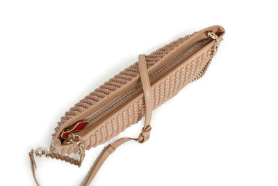 Christian Louboutin Bags One Size Christian Louboutin "Loubiposh Clutch" Spiked Leather Bag