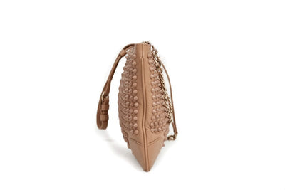 Christian Louboutin Bags One Size Christian Louboutin "Loubiposh Clutch" Spiked Leather Bag
