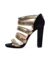 Christian Louboutin Shoes Large | US 10 I IT 40 Metallic Strappy Heels
