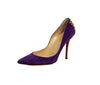 Christian Louboutin Shoes Medium | US 8 I IT 38 Studded Suede Heels
