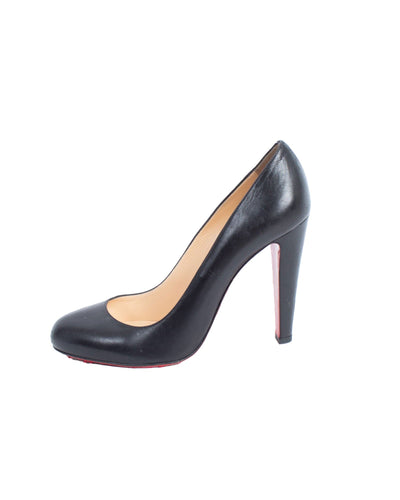 Christian Louboutin Shoes Medium | US 9.5 I IT 39.5 Black Leather Heels