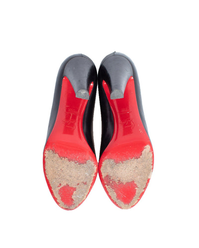Christian Louboutin Shoes Medium | US 9.5 I IT 39.5 Black Leather Heels